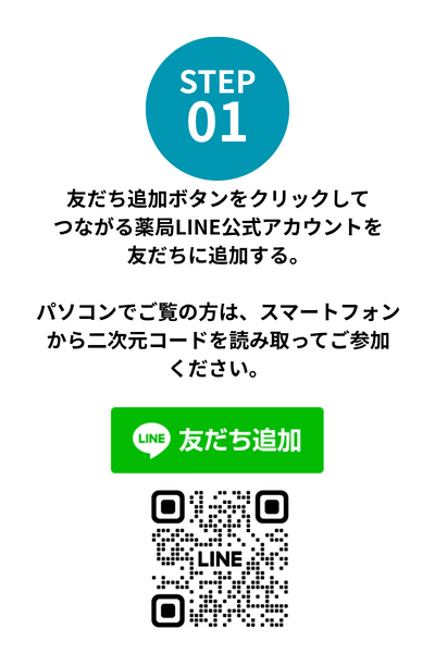 つながる薬局LINE友だち登録キャンペーンの応募方法1